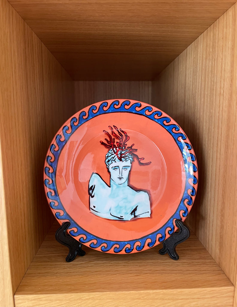 Italian Psalm Decorative Plate
