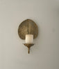 Pierre Rustic Gold Leaf Candle Sconce