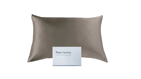 Mulberry Silk Twin Set Pillowcase - Charcoal