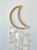 Rattan Moon & Capiz Shell Wall Hanging/Baby Mobile