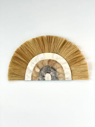 Capiz Shell & Rayung wall hanging