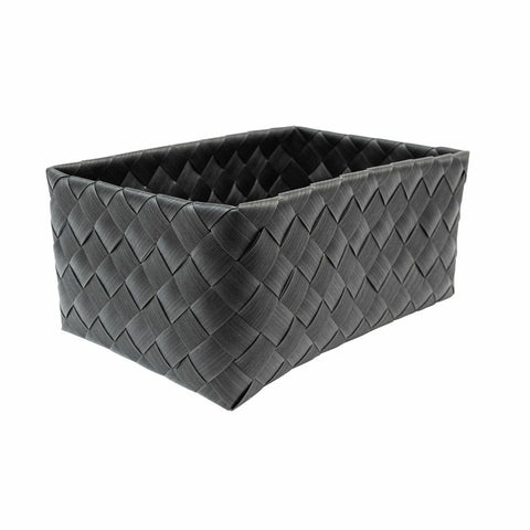Large Woven Storage Basket (black)
