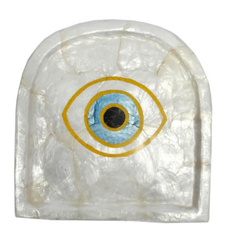 Santorini Evil-Eye Trinket Dish - Hand painted