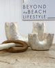 Teak Wood & Capiz Shell Chain Sculpture