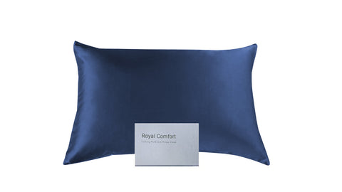 Mulberry Silk Twin Set Pillowcase - Navy
